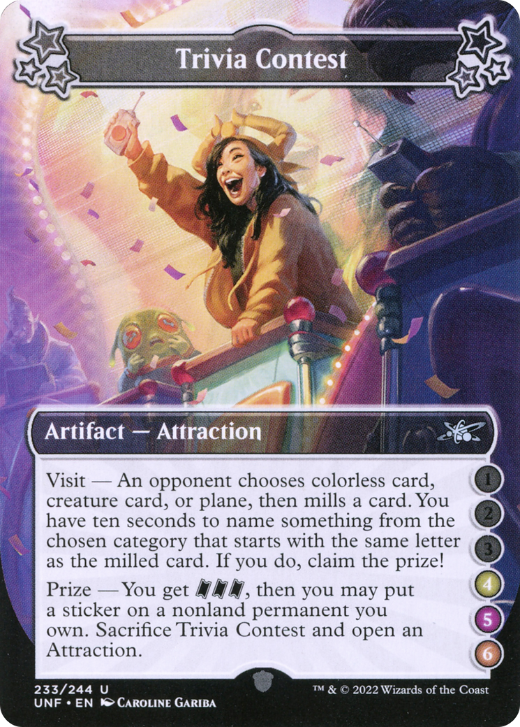 Trivia Contest (4-5-6) [Unfinity]