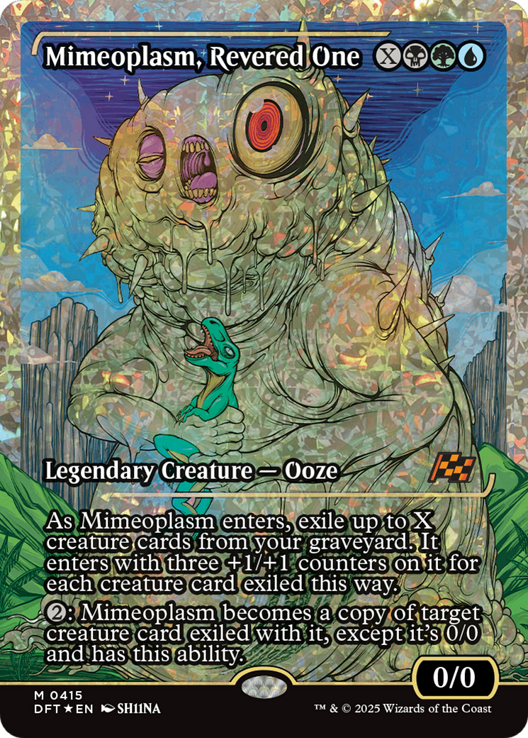 Mimeoplasm, Revered One (Showcase Fracture Foil) (Japanese) [Aetherdrift]