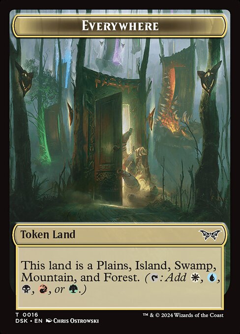 Everywhere (TDSK 16) [Duskmourn: House of Horror Tokens]