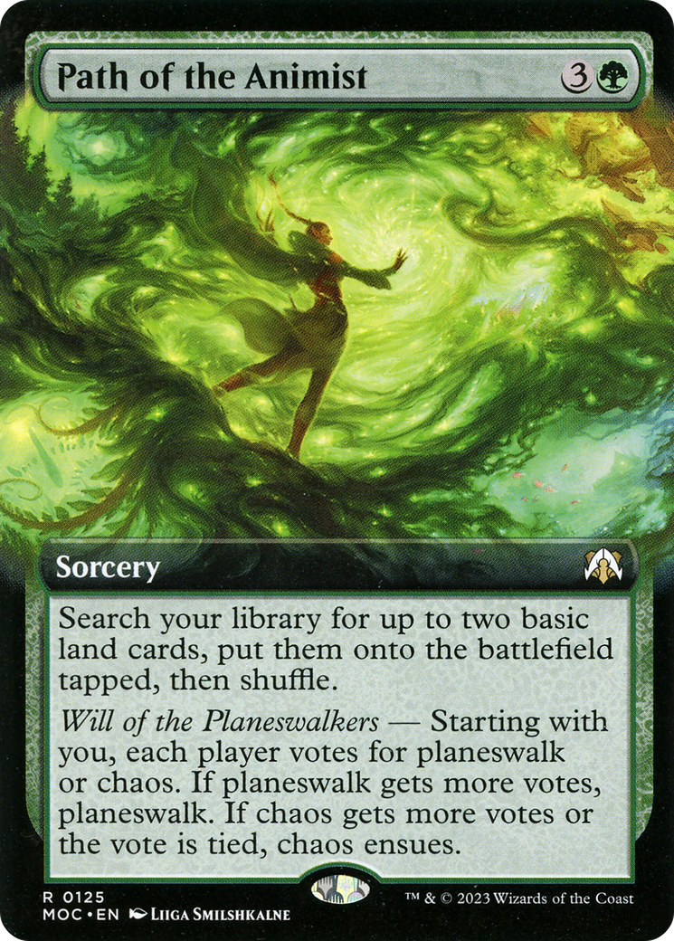 Path of the Animist (Extended Art) [March of the Machine Commander]