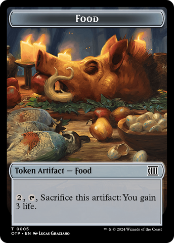 Food Token [Outlaws of Thunder Junction: Breaking News Tokens]