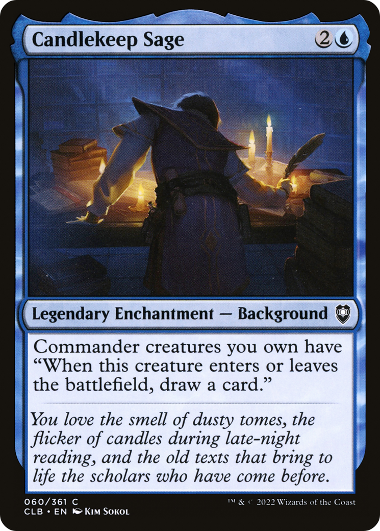 Candlekeep Sage [Commander Legends: Battle for Baldur's Gate]