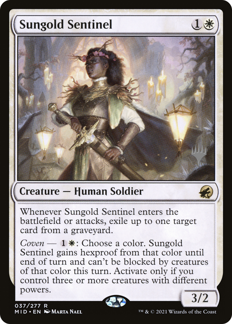 Sungold Sentinel (Promo Pack) [Innistrad: Midnight Hunt Promos]
