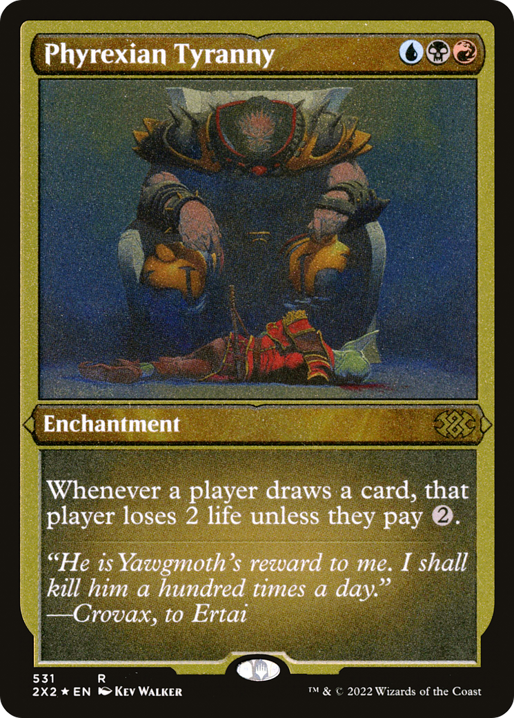 Phyrexian Tyranny (Foil Etched) [Double Masters 2022]