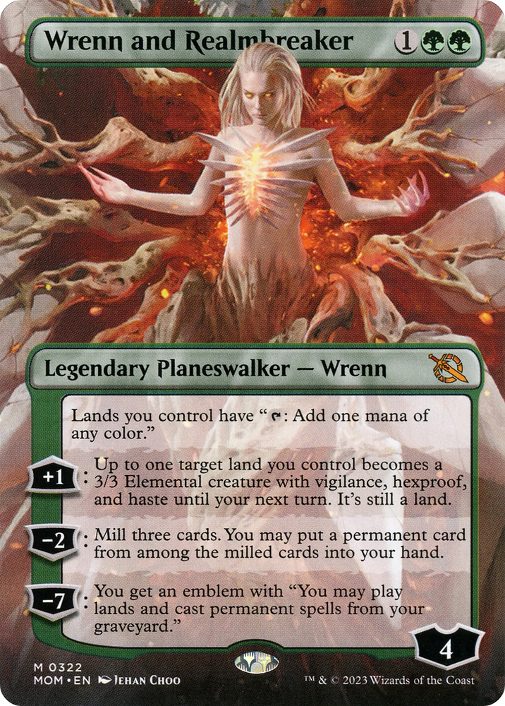 Wrenn and Realmbreaker (Borderless Alternate Art) [March of the Machine]