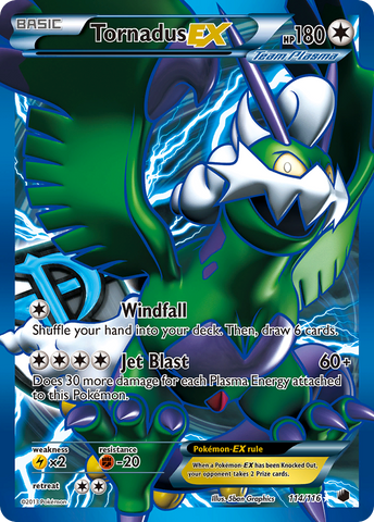 Tornadus EX (114/116) [Black & White: Plasma Freeze]