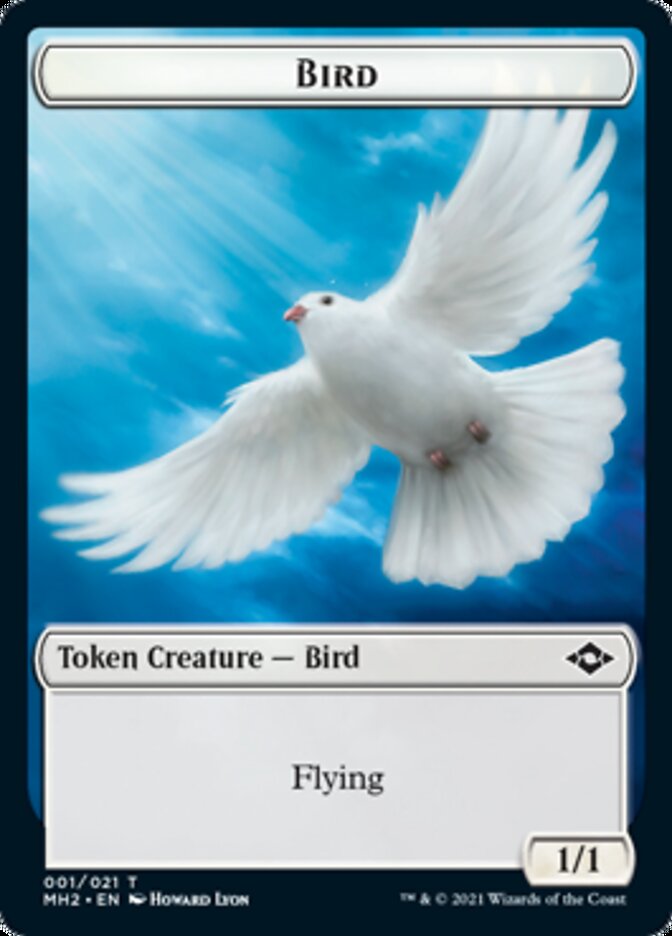 Bird // Food (18) Double-Sided Token [Modern Horizons 2 Tokens]