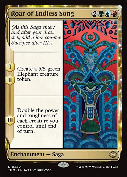 Roar of Endless Song (TDM 220) [Tarkir: Dragonstorm]