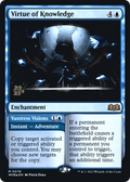 Virtue of Knowledge // Vantress Visions [Wilds of Eldraine Prerelease Promos]