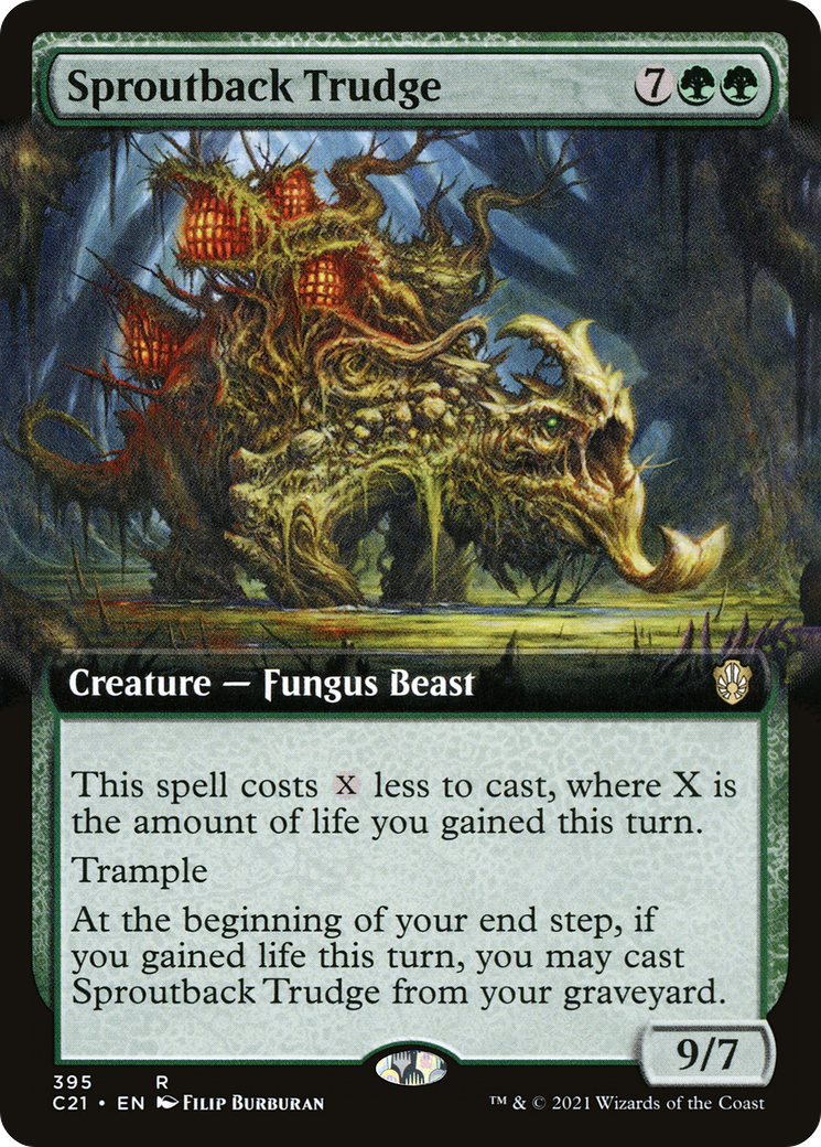 Sproutback Trudge (Extended Art) [Commander 2021]