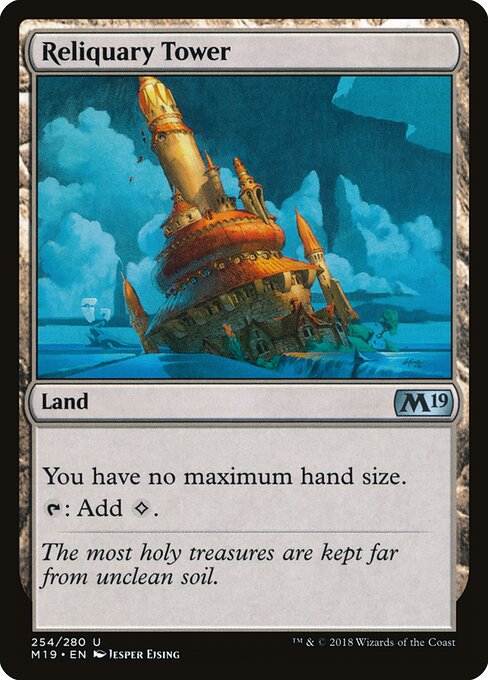 Reliquary Tower (M19 254) [Core Set 2019]