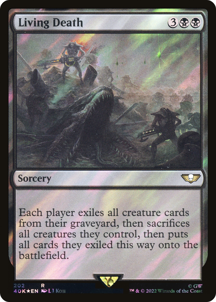 Living Death (Surge Foil) [Warhammer 40,000]