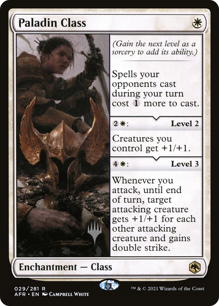 Paladin Class (Promo Pack) [Dungeons & Dragons: Adventures in the Forgotten Realms Promos]