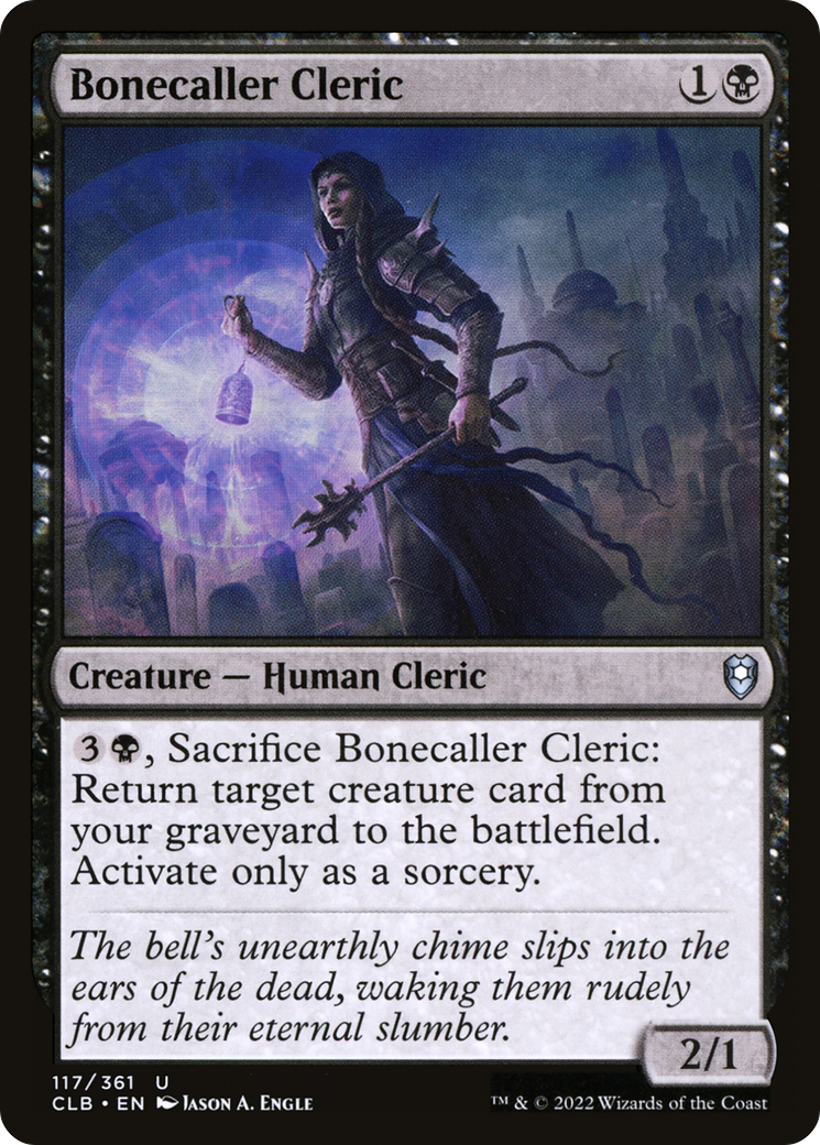Bonecaller Cleric [Commander Legends: Battle for Baldur's Gate]