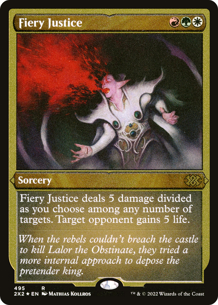 Fiery Justice (Foil Etched) [Double Masters 2022]