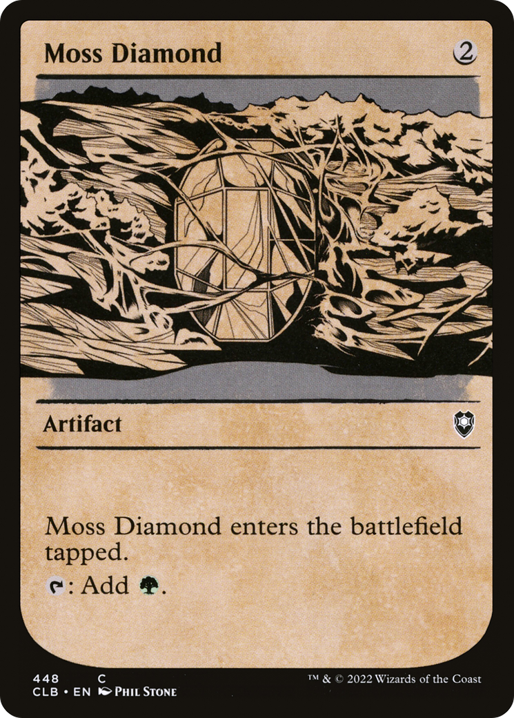 Moss Diamond (Showcase) [Commander Legends: Battle for Baldur's Gate]