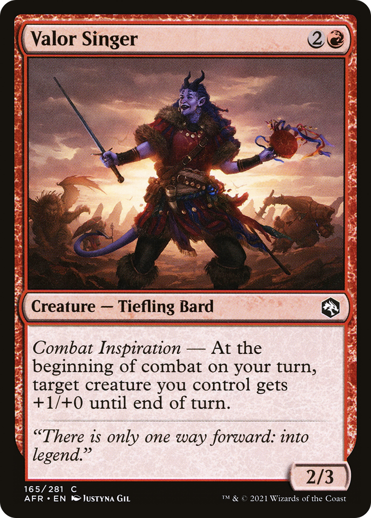 Valor Singer [Dungeons & Dragons: Adventures in the Forgotten Realms]