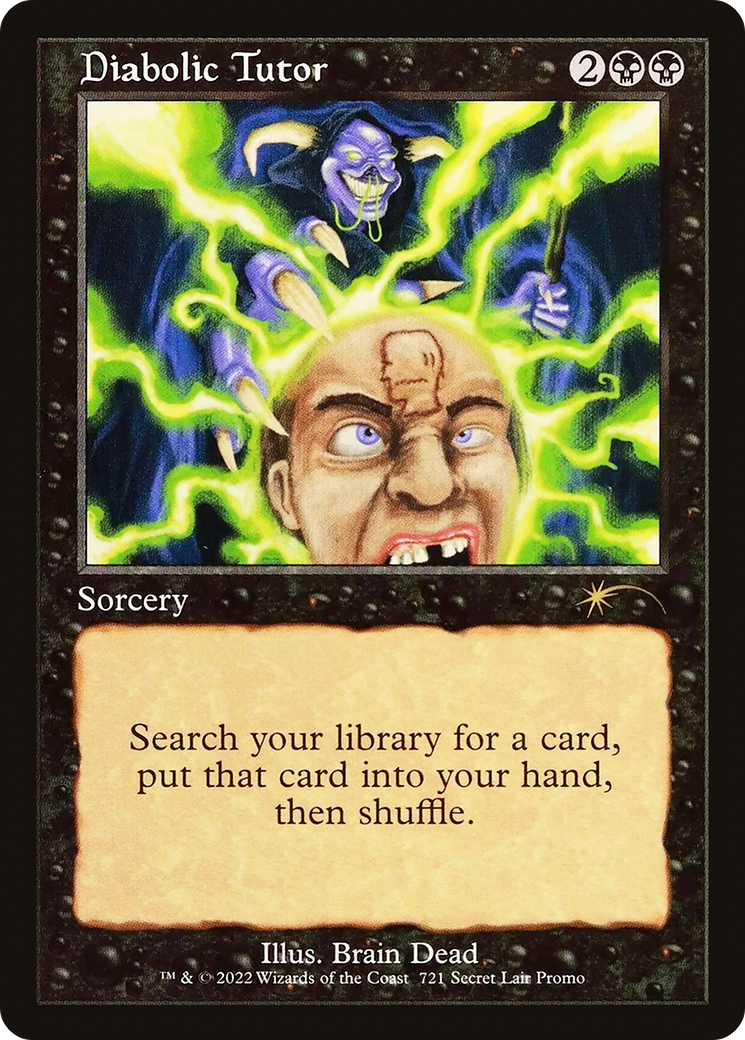 Diabolic Tutor (Retro) [Secret Lair Drop Promos]
