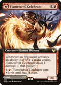 Flamescroll Celebrant // Revel in Silence (Extended Art) [Strixhaven: School of Mages]