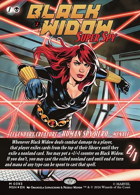Black Widow, Super Spy (MSH 393) [Marvel Super Heroes]