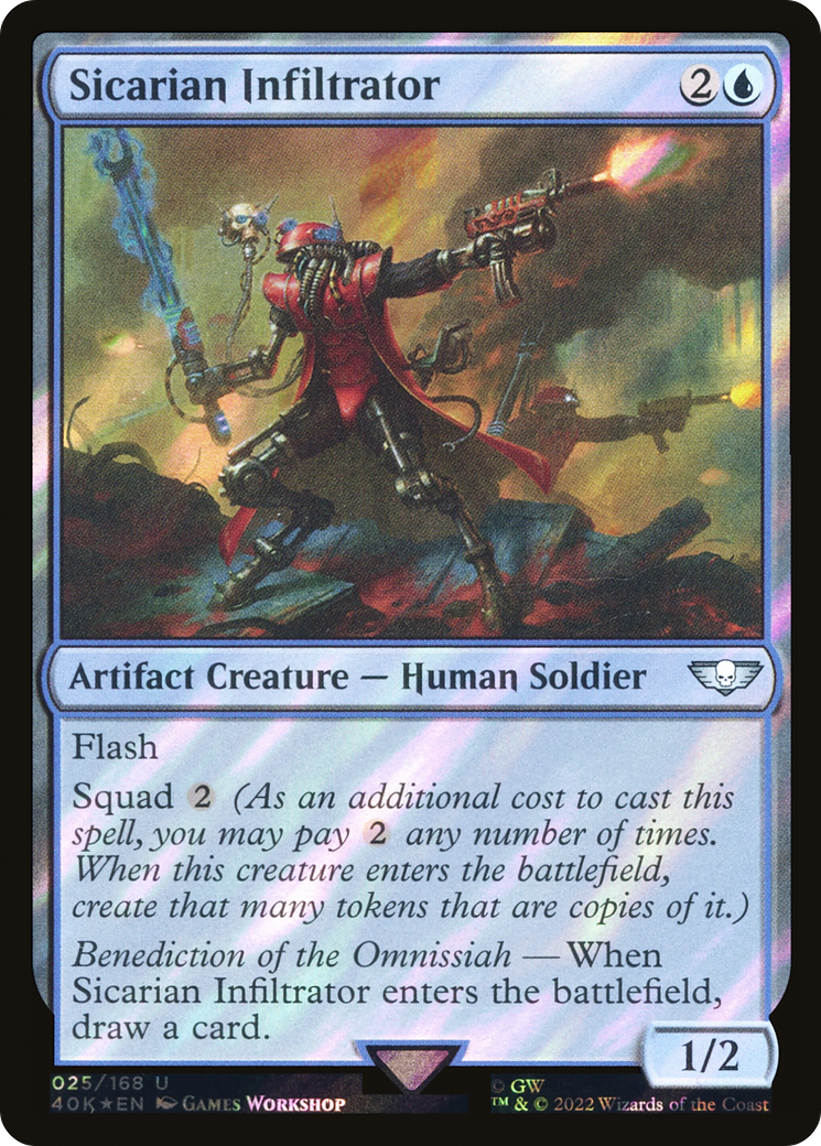 Sicarian Infiltrator (Surge Foil) [Warhammer 40,000]