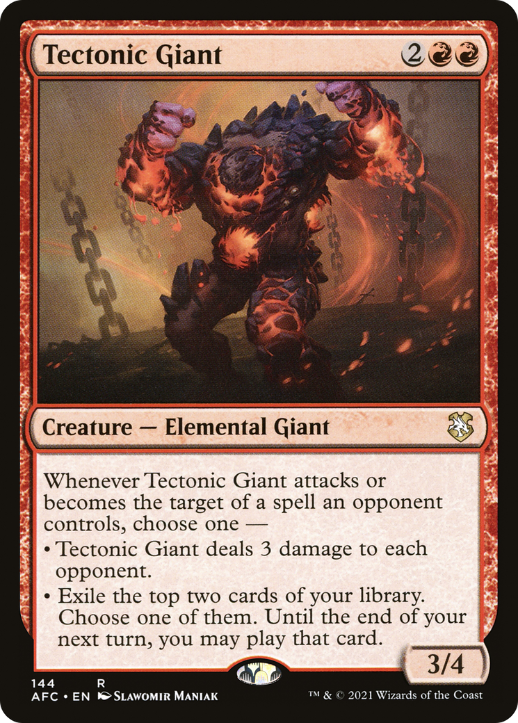 Tectonic Giant [Dungeons & Dragons: Adventures in the Forgotten Realms Commander]