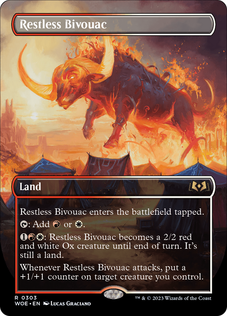 Restless Bivouac (Borderless Alternate Art) [Wilds of Eldraine]