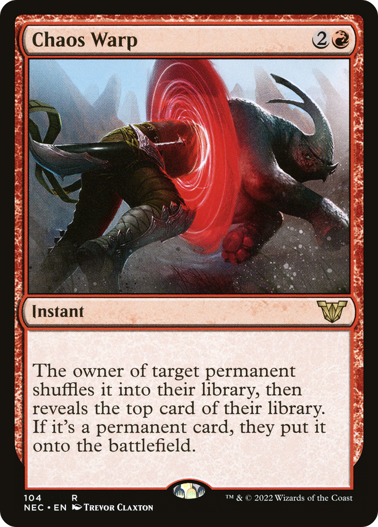 Chaos Warp [Kamigawa: Neon Dynasty Commander]