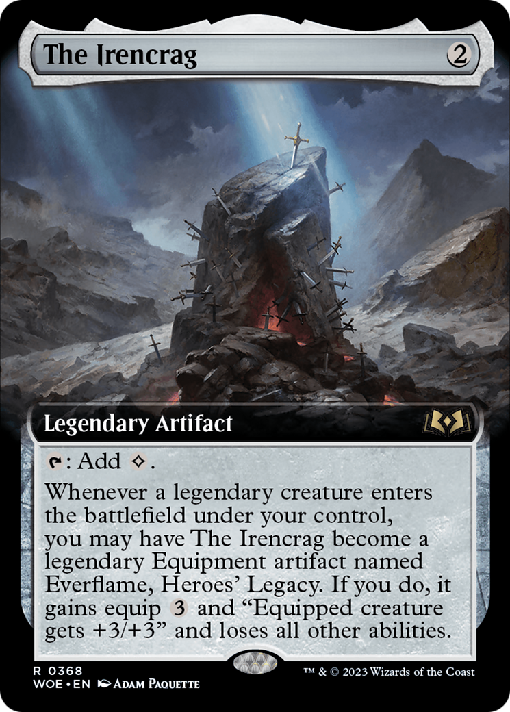 The Irencrag (Extended Art) [Wilds of Eldraine]
