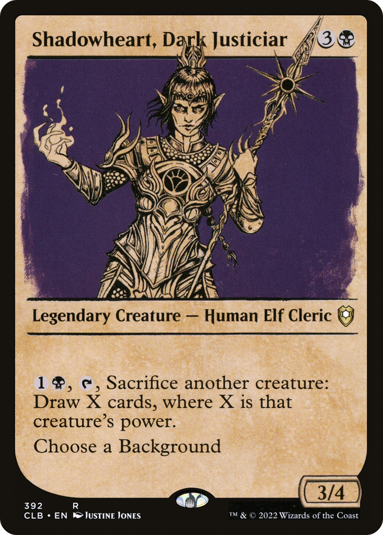 Shadowheart, Dark Justiciar (Showcase) [Commander Legends: Battle for Baldur's Gate]