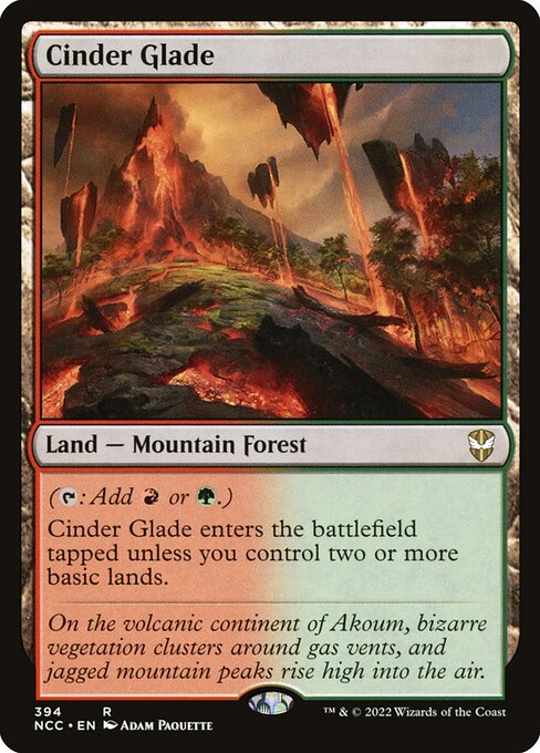 Cinder Glade (NCC 394) [New Capenna Commander]