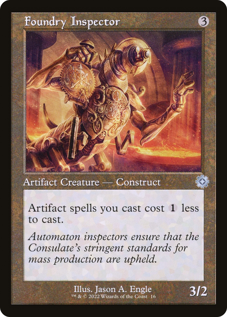 Foundry Inspector (Retro) [The Brothers' War Retro Artifacts]