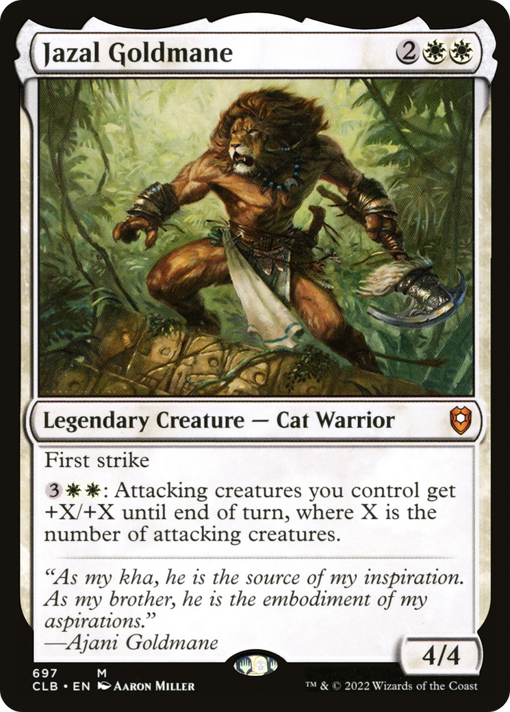 Jazal Goldmane [Commander Legends: Battle for Baldur's Gate]