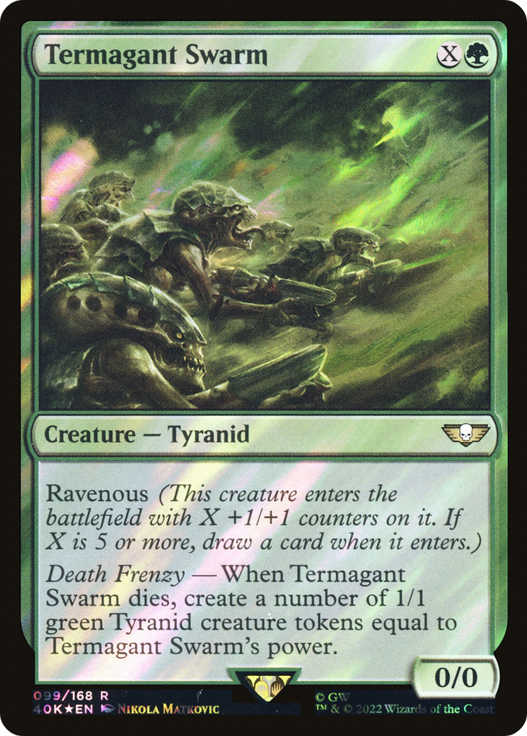 Termagant Swarm (Surge Foil) [Warhammer 40,000]