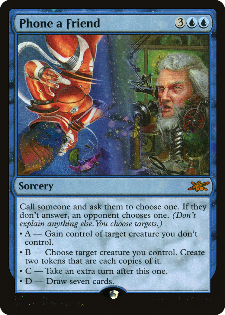 Phone a Friend (Galaxy Foil) [Unfinity]