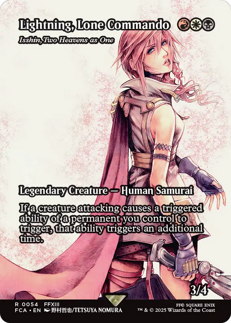 Lightning, Lone Commando - Isshin, Two Heavens as One (Showcase) [FINAL FANTASY : Through the Ages]