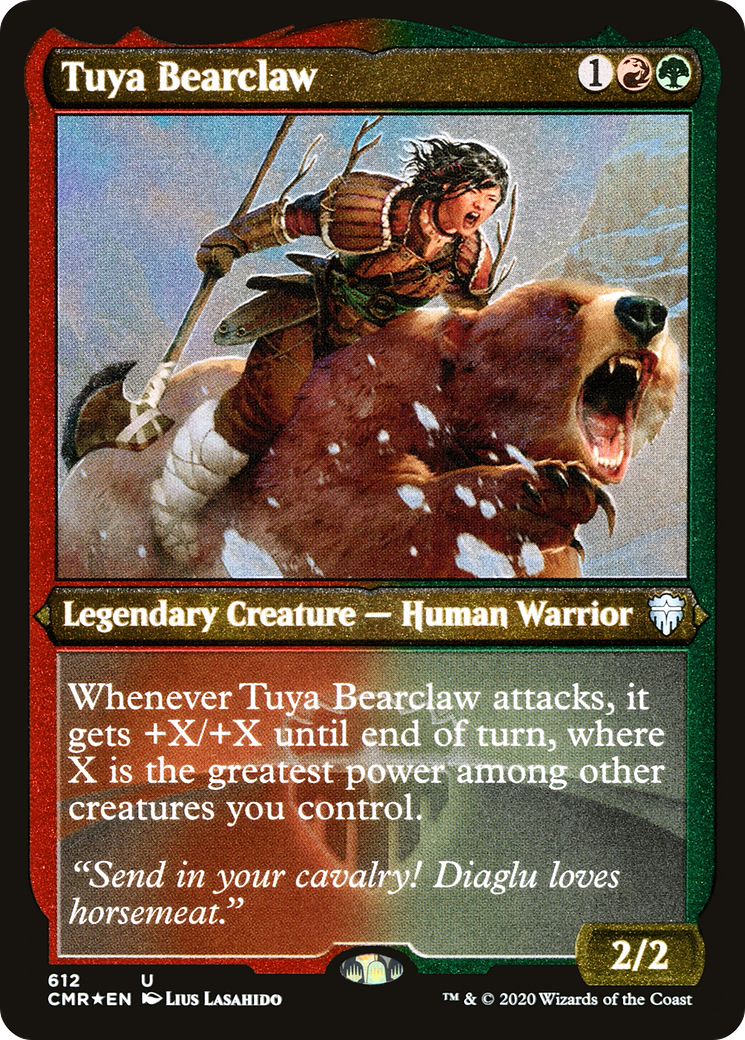 Tuya Bearclaw (Etched) [Commander Legends]
