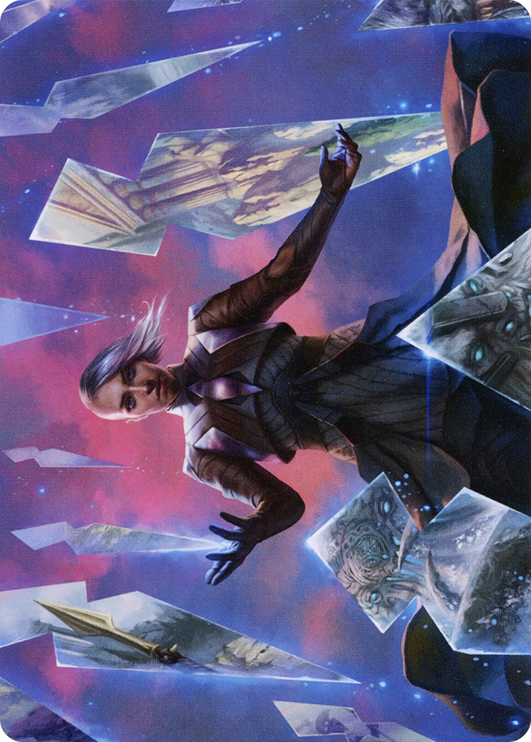 Behold the Multiverse Art Card [Kaldheim Art Series]
