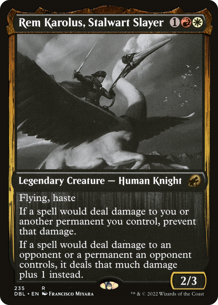 Rem Karolus, Stalwart Slayer [Innistrad: Double Feature]