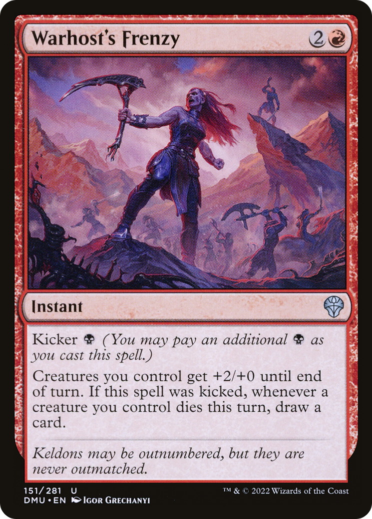 Warhost's Frenzy [Dominaria United]