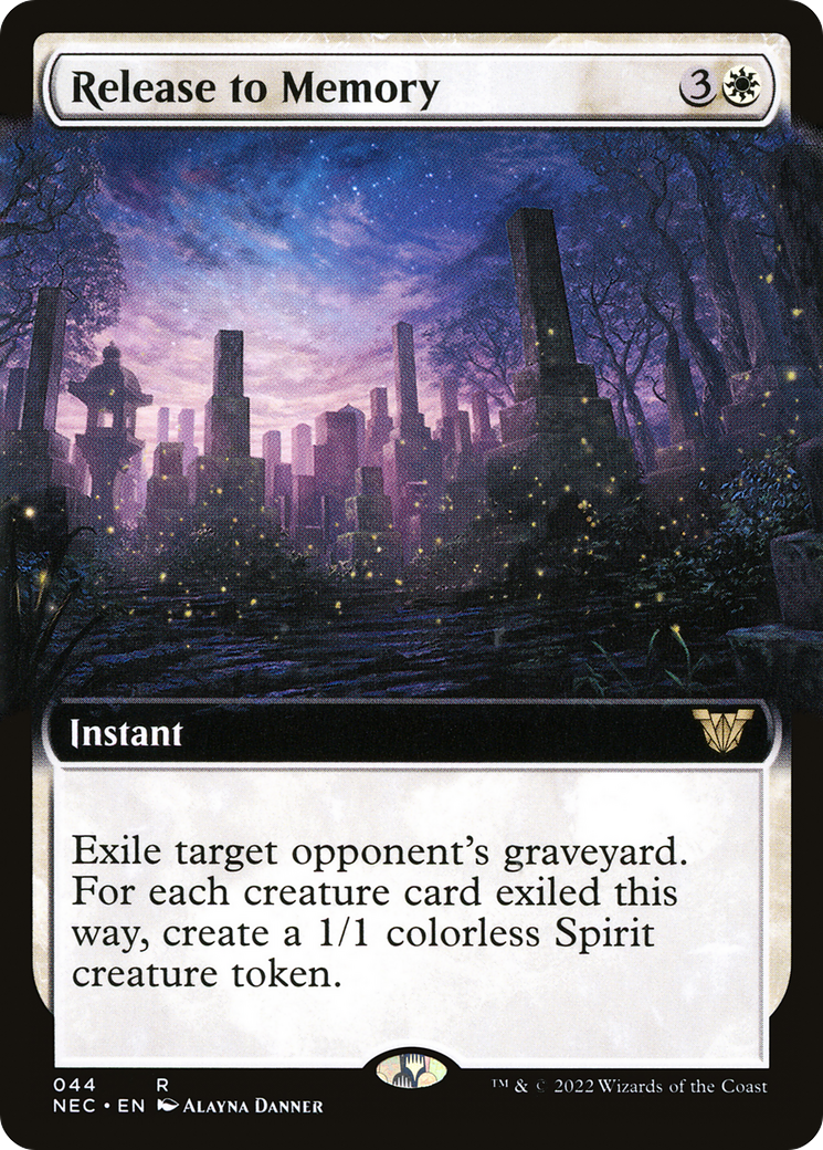 Release to Memory (Extended Art) [Kamigawa: Neon Dynasty Commander]