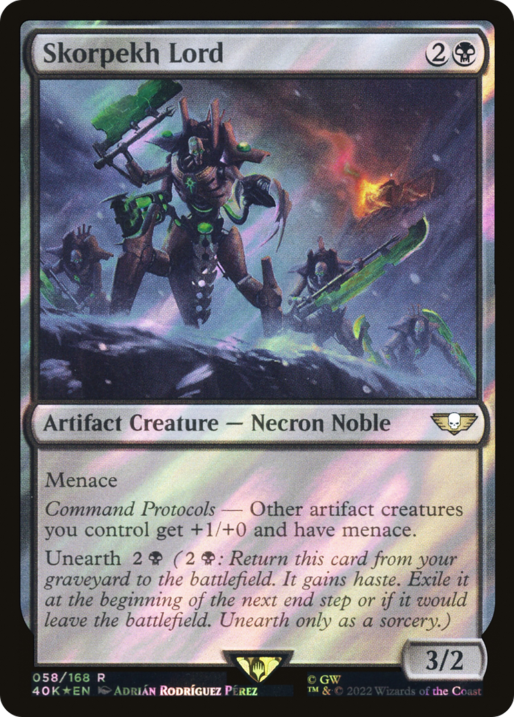 Skorpekh Lord (Surge Foil) [Warhammer 40,000]