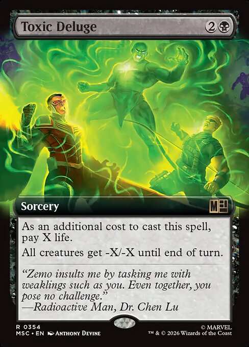 Toxic Deluge (MSC 354) [Marvel Super Heroes Commander]