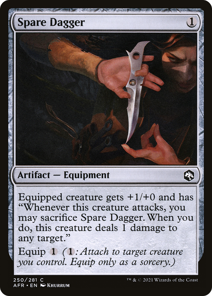 Spare Dagger [Dungeons & Dragons: Adventures in the Forgotten Realms]