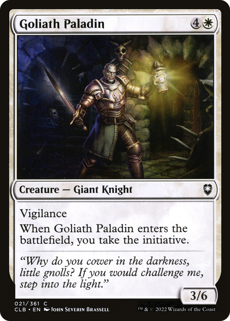 Goliath Paladin [Commander Legends: Battle for Baldur's Gate]