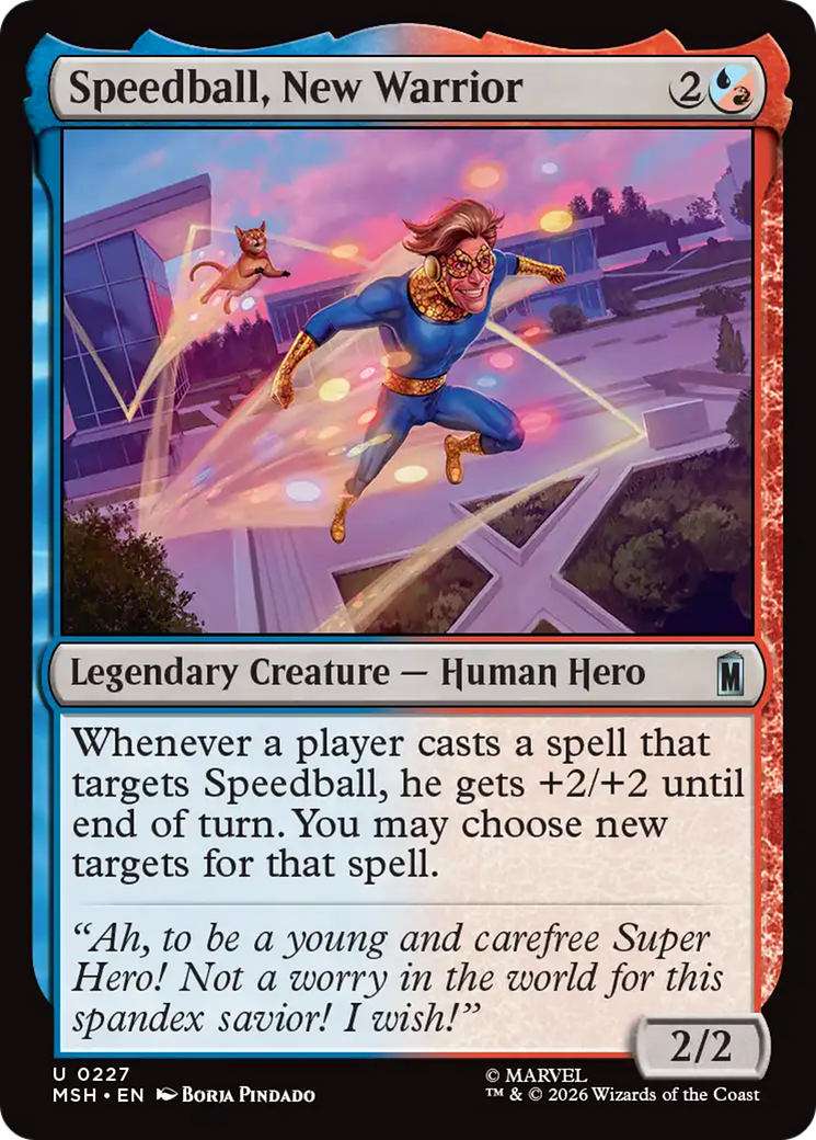 Speedball, New Warrior [Marvel Super Heroes]