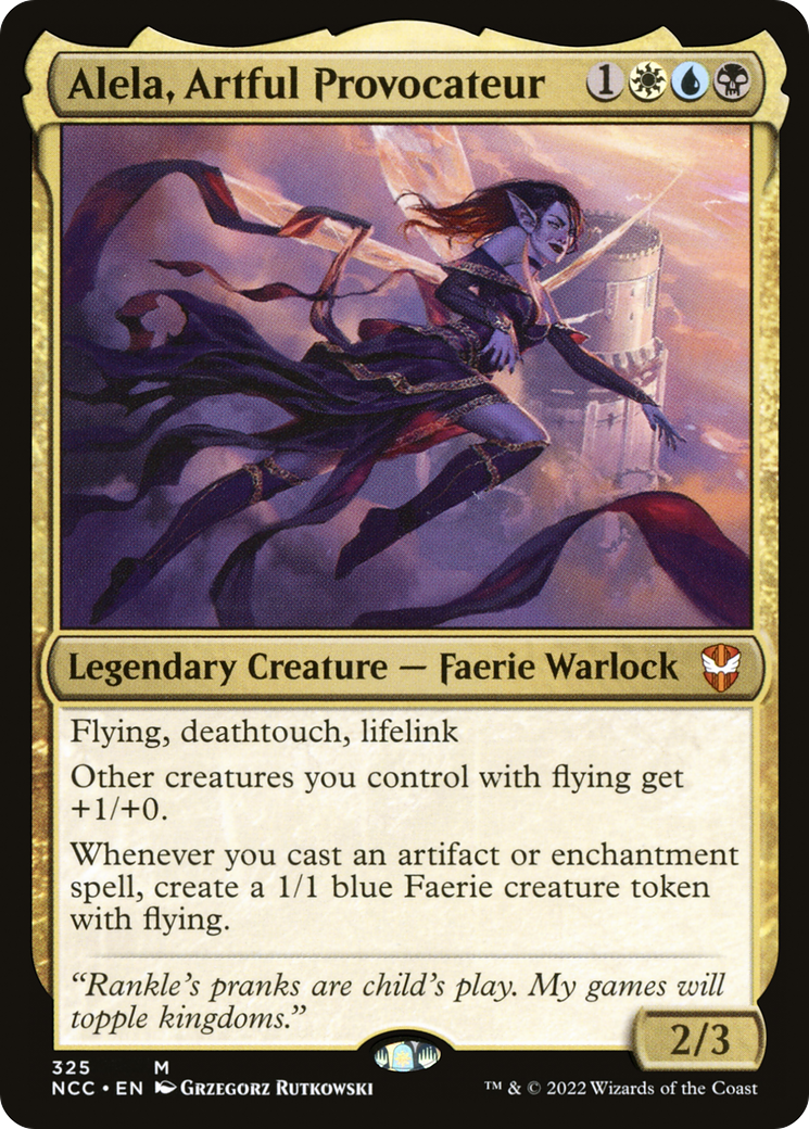 Alela, Artful Provocateur [Streets of New Capenna Commander]