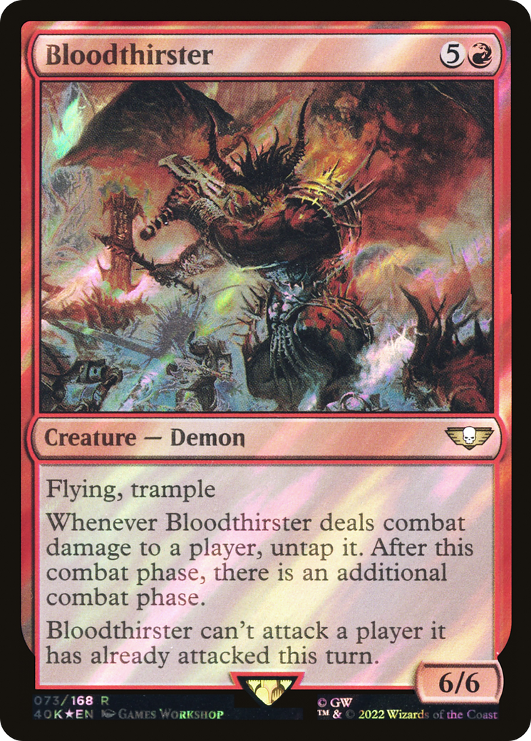 Bloodthirster (Surge Foil) [Warhammer 40,000]