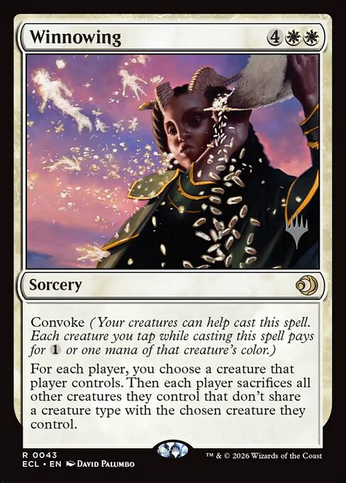 Winnowing (PECL 43p) [Lorwyn Eclipsed Promos]