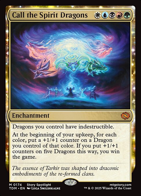 Call the Spirit Dragons (TDM 174) [Tarkir: Dragonstorm]